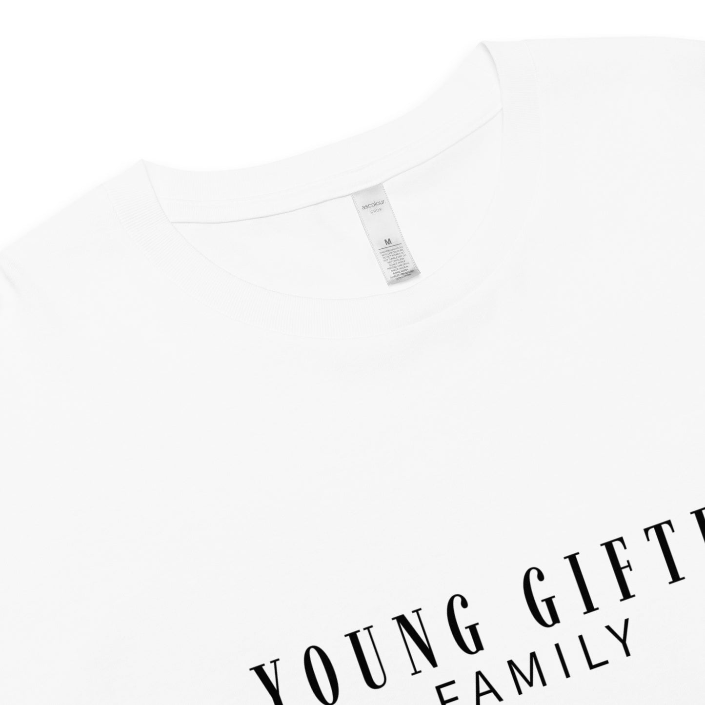 “Young Gifted Family” Women’s Crop Top