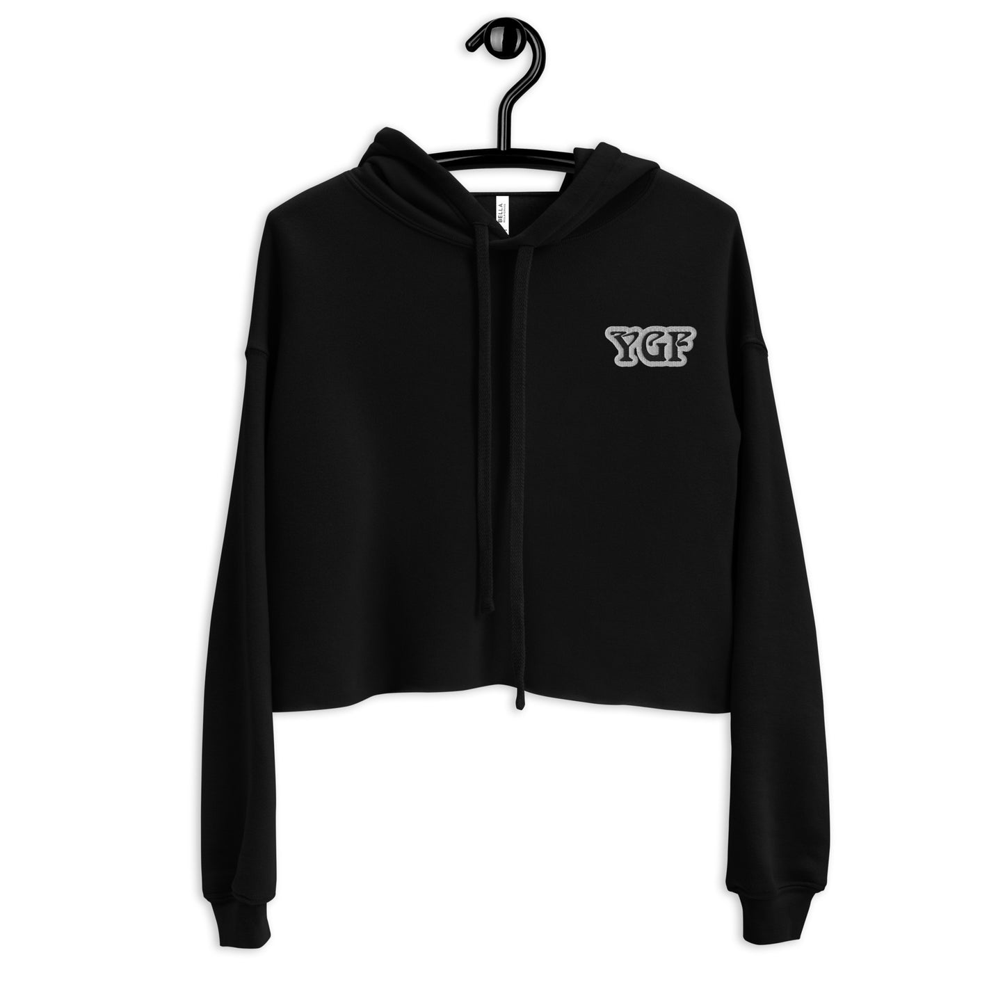 Women's YGF Embroidered Crop Hoodie