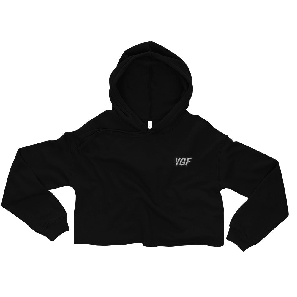 Women's YGF Embroidered Crop Hoodie