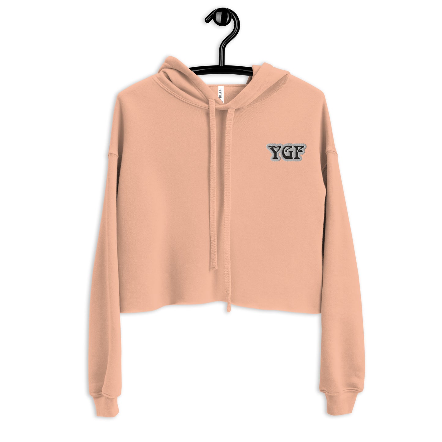 Women's YGF Embroidered Crop Hoodie