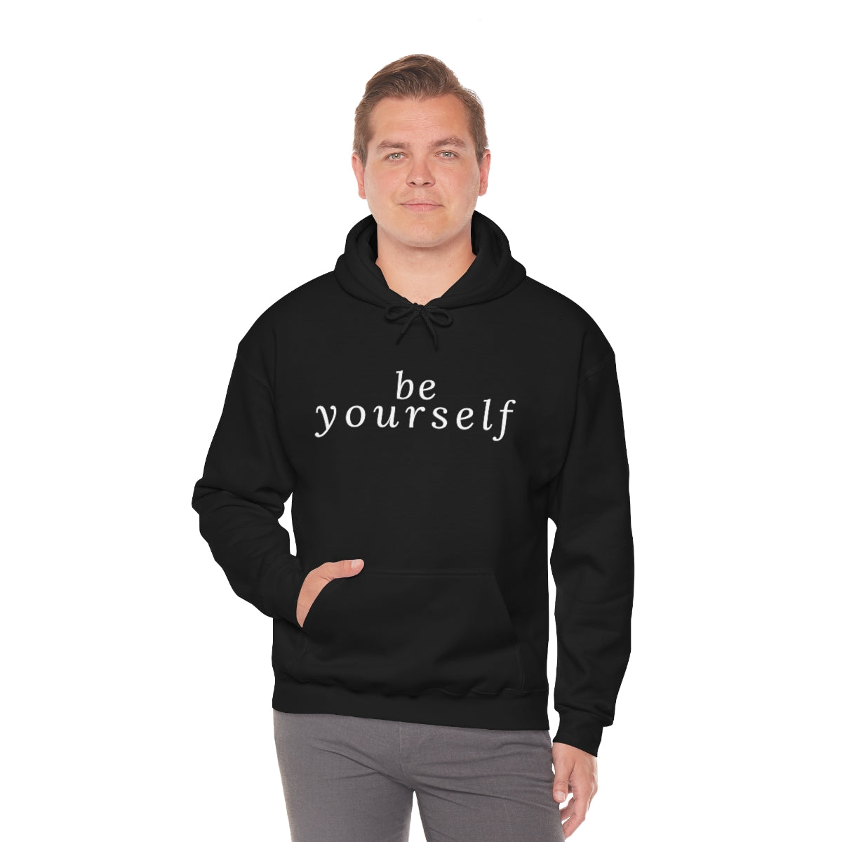 Be Yourself - Unisex Hooded Sweatshirt