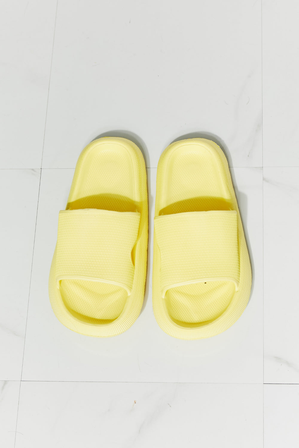 MMShoes Open Toe Slide in Yellow