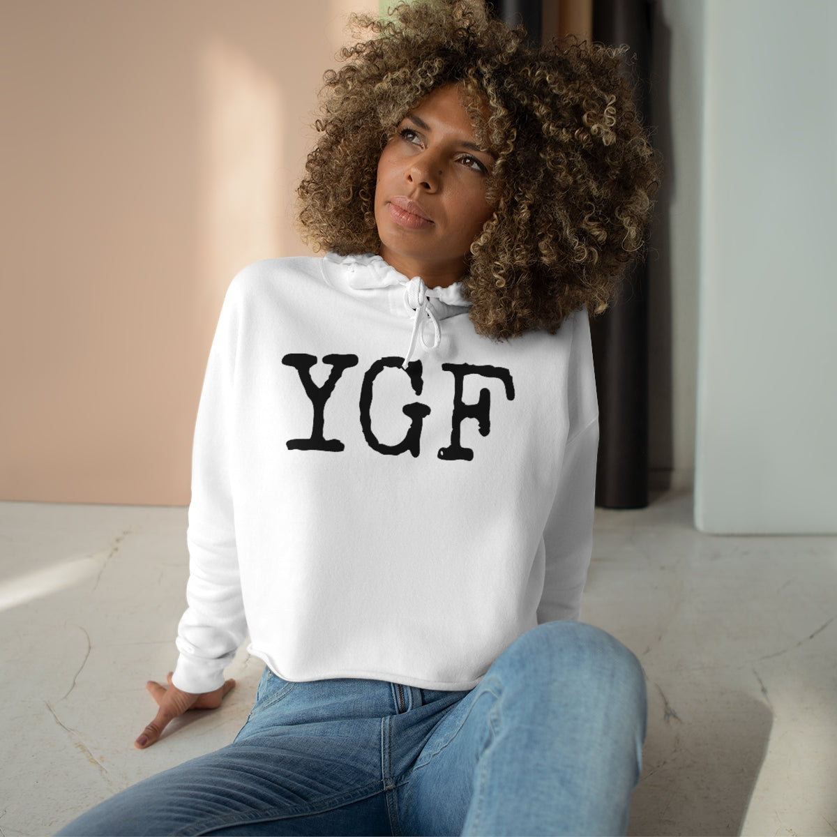 YGF - Women's Crop Hoodie