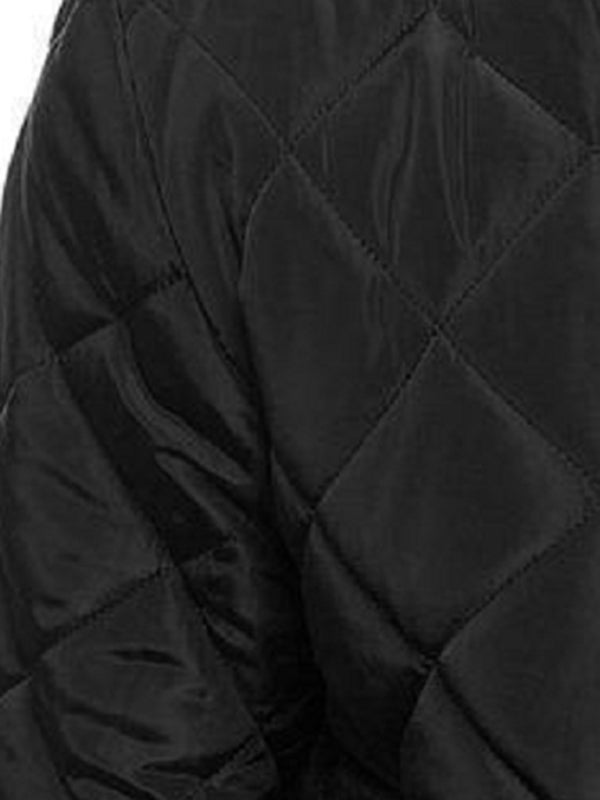 Men's Fashion Coat Solid Black Jacket