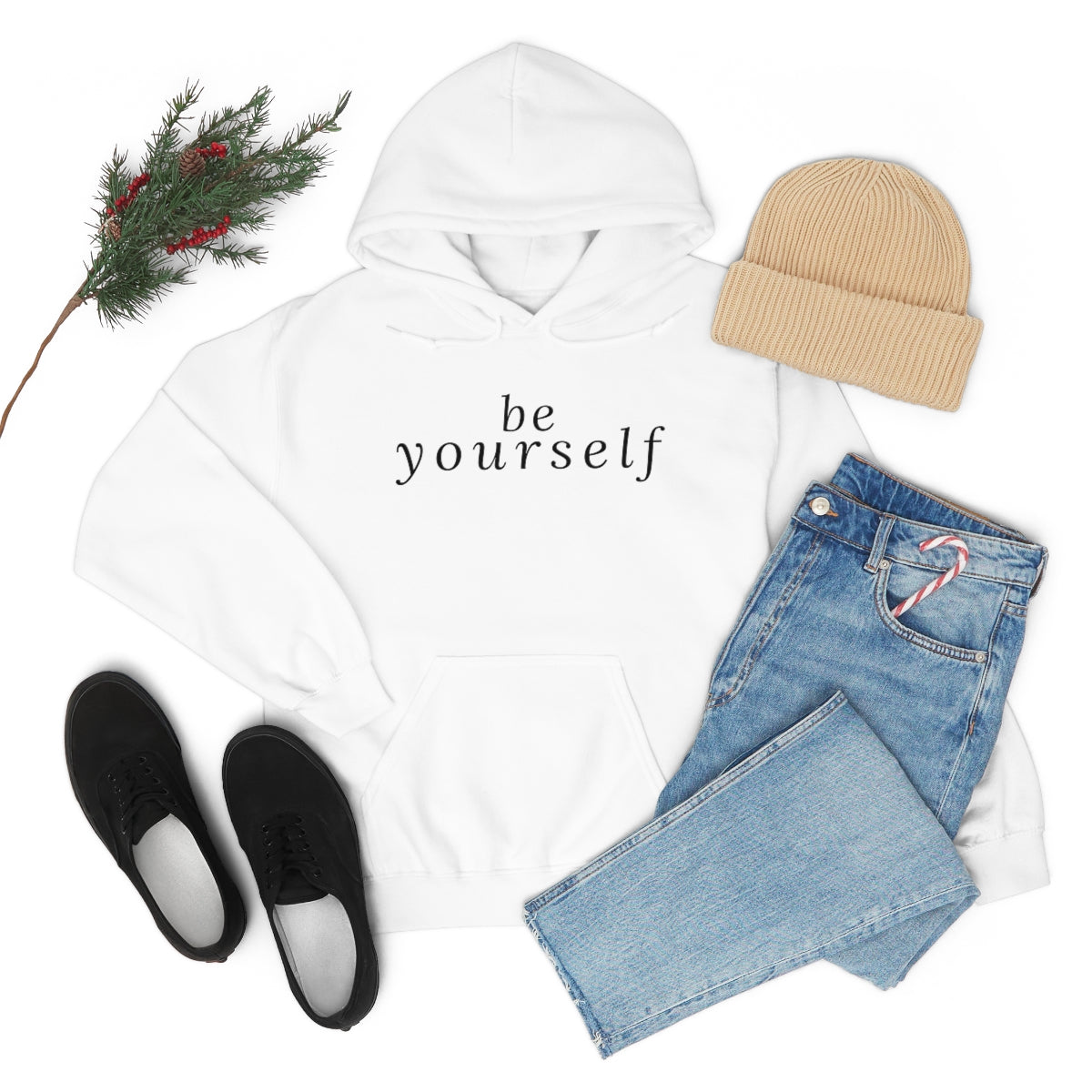 Be Yourself - Unisex Hooded Sweatshirt