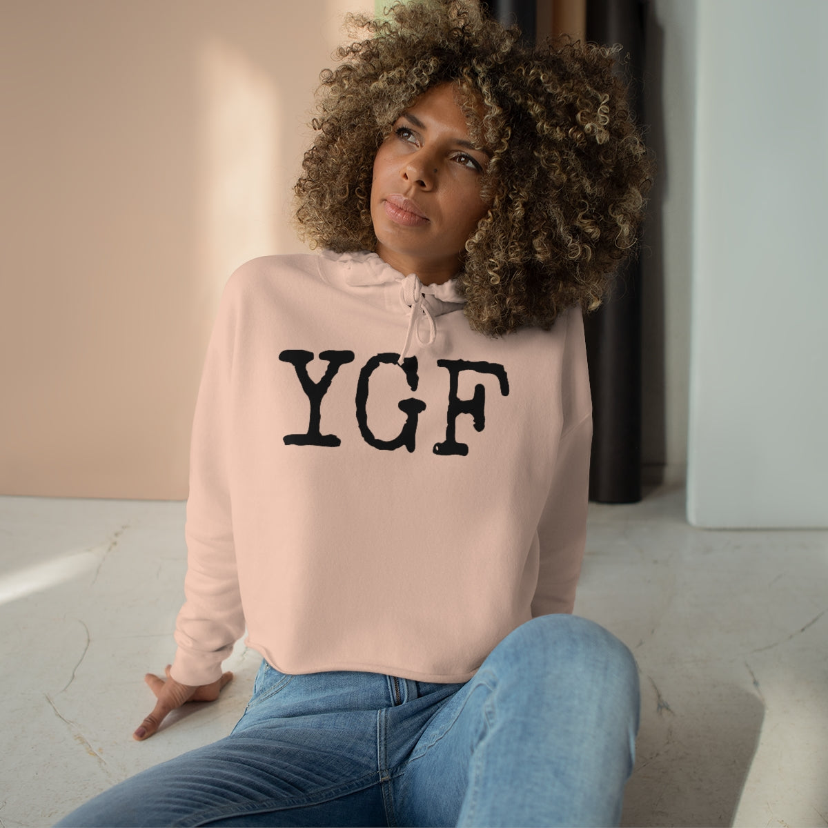 YGF - Women's Crop Hoodie