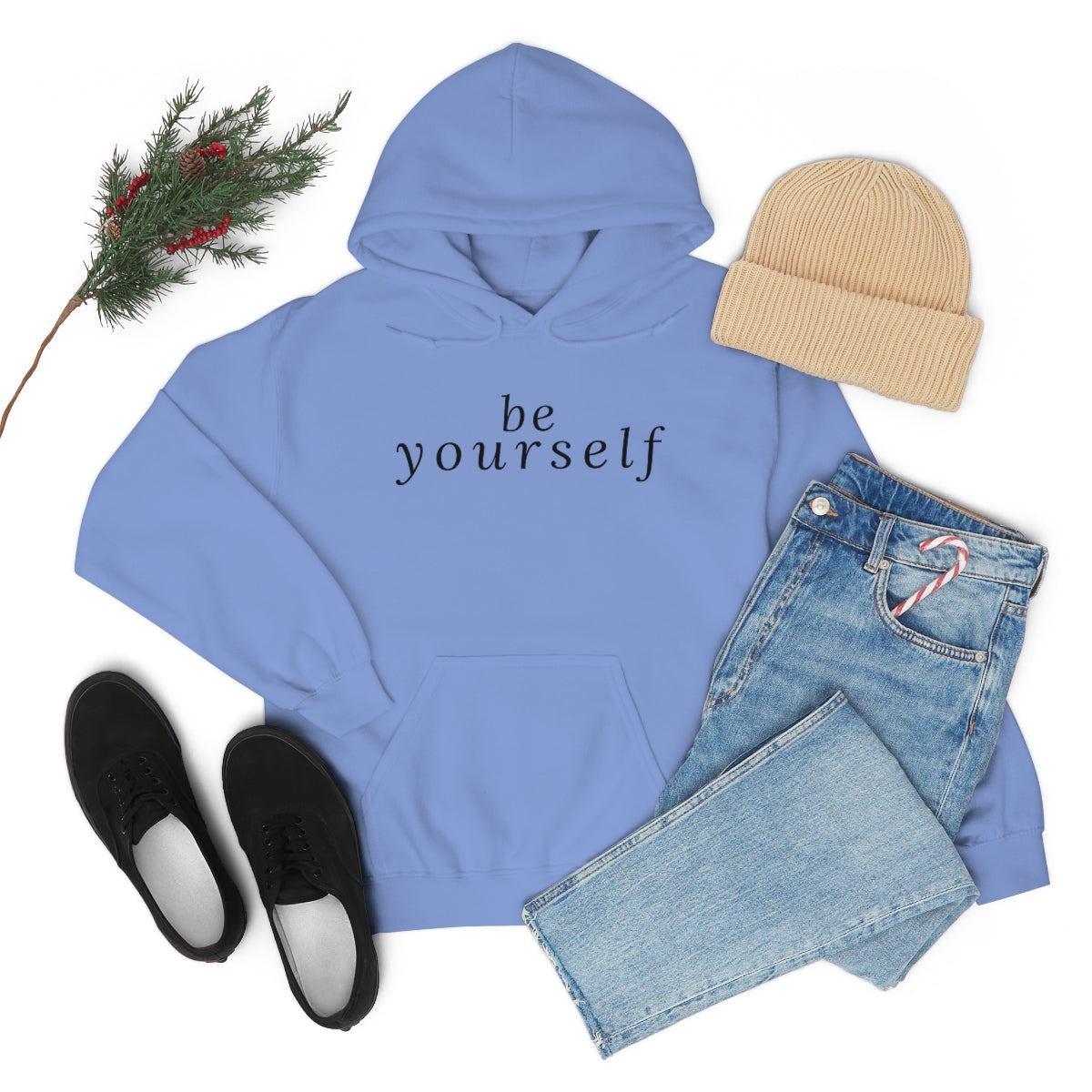 Be Yourself - Unisex Hooded Sweatshirt