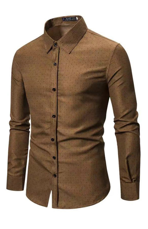 Men's Casual Dress Shirt Button Down