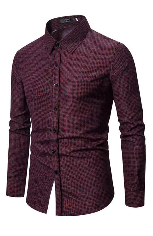 Men's Casual Dress Shirt Button Down