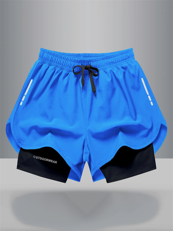 Sports Training Two-Piece Woven Ventilation Shorts