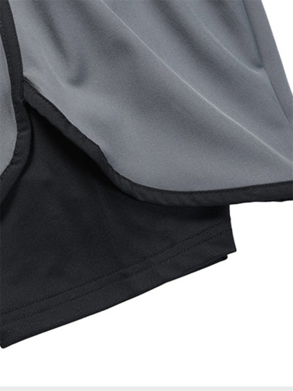 Sports Training Two-Piece Woven Ventilation Shorts