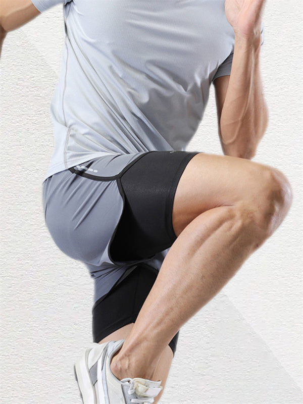 Sports Training Two-Piece Woven Ventilation Shorts